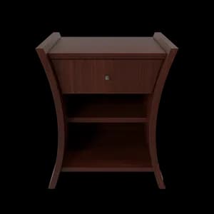 Bild Bedside Table African Cherry